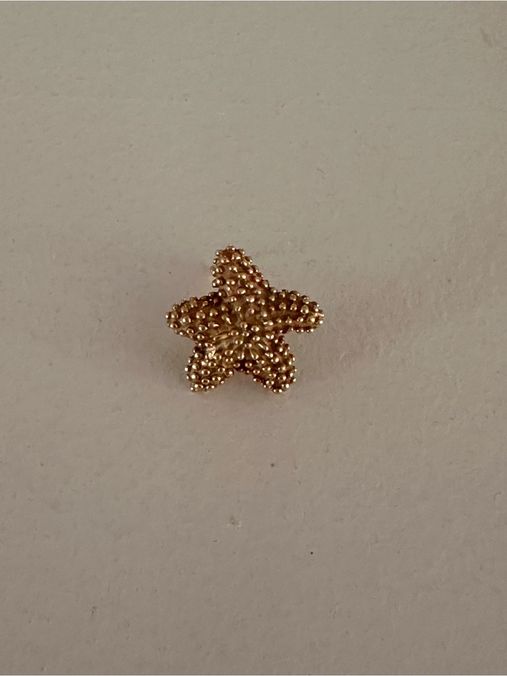 Tiffany & Co. Elsa Peretti Starfish Single Stud Earring 18K gold 750 Rare